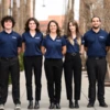 (From left) Erian Perez-Gamboa, Malcolm West, Samantha Perry, Lauren Froberg, Shelby Janssen, David Sepulveda and Tej Scott comprise Team 25009.